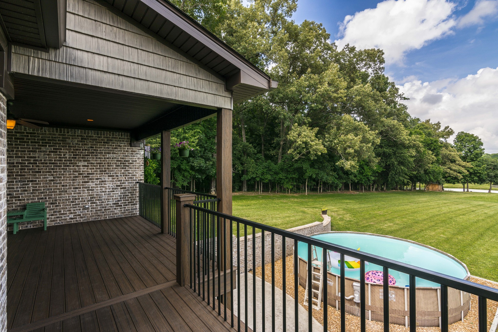 4294 Dot Road Springfield, TN 37172 - Photo 41 of 50 a view of a balcony with wooden floor