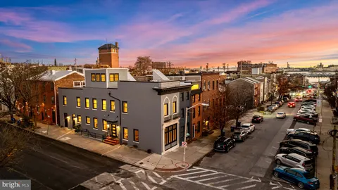 a view of a city from a balcony