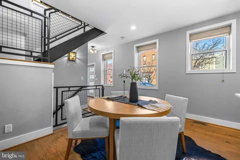 a kitchen with lots of counter top space