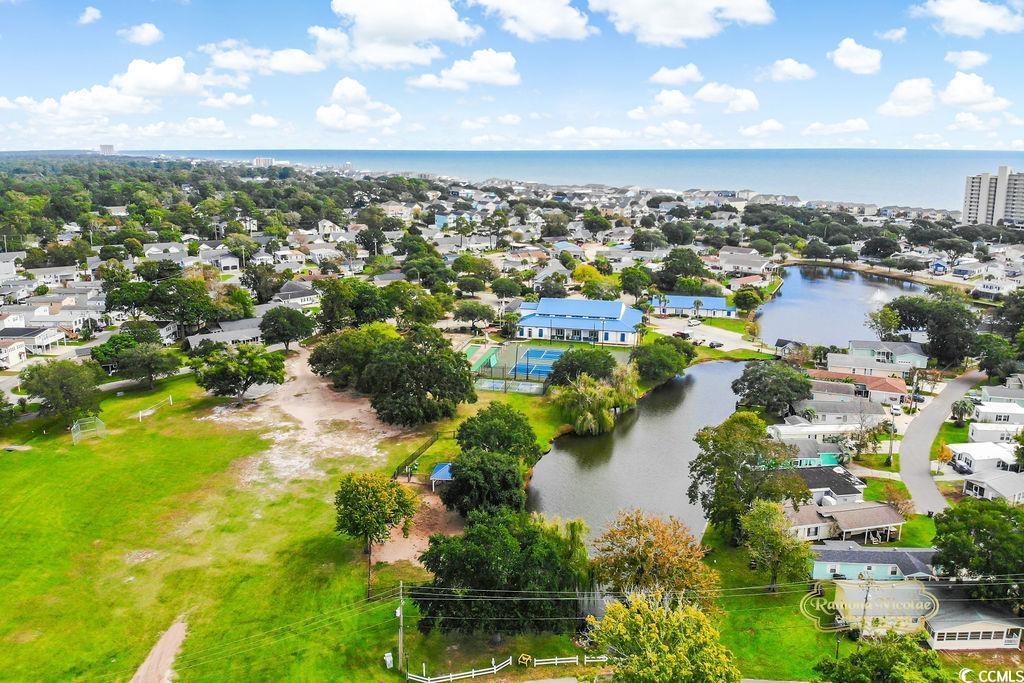 298 Flamingo Surfside Beach, SC 29575 - Photo 9 of 31 Aerial view of residential area featuring a nearby body of water