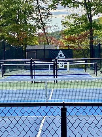 a view of lake with mountain view