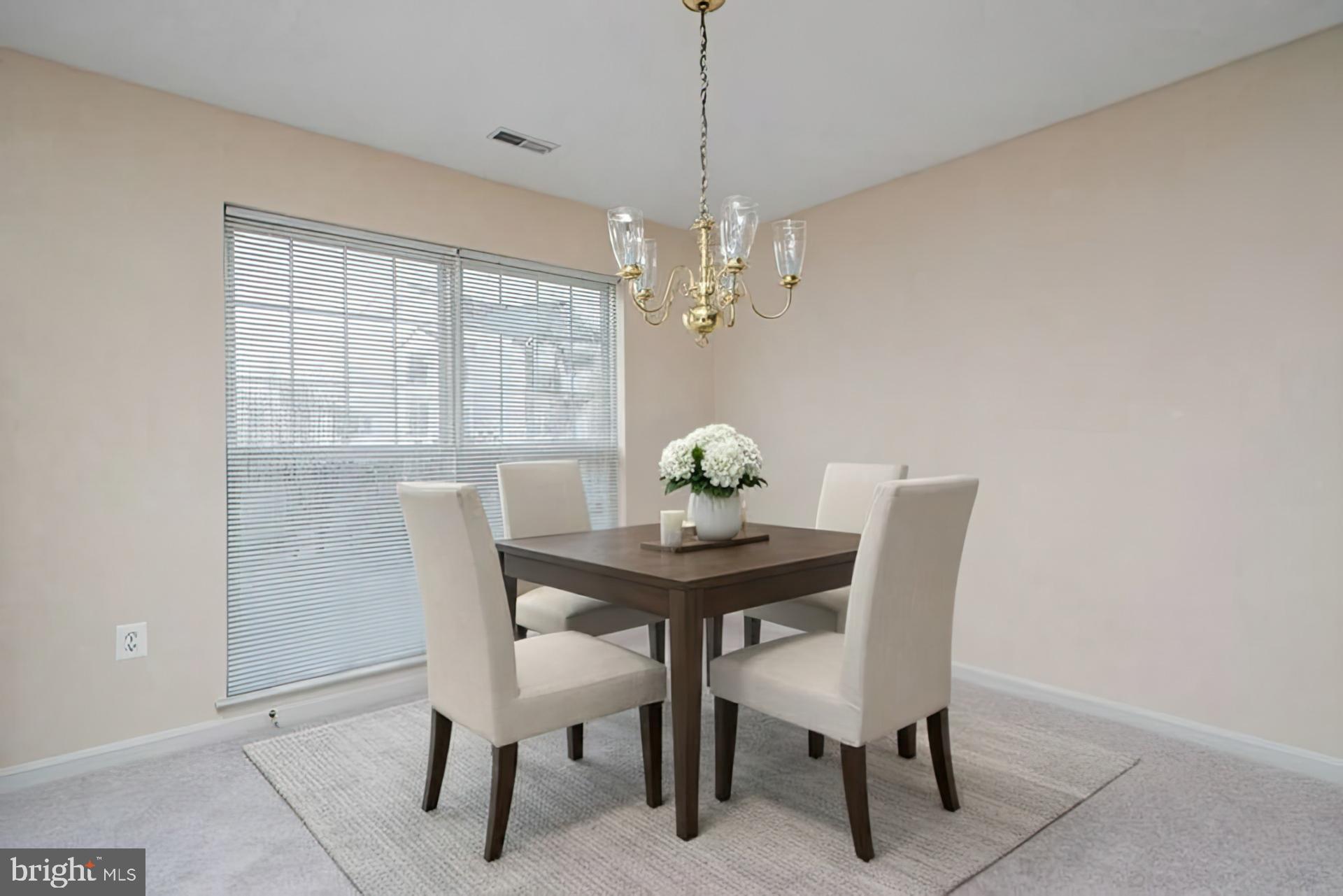 2500 Shelley Circle, Unit 2A Frederick, MD 21702 - Photo 22 of 37 Virtually Staged Dining Area