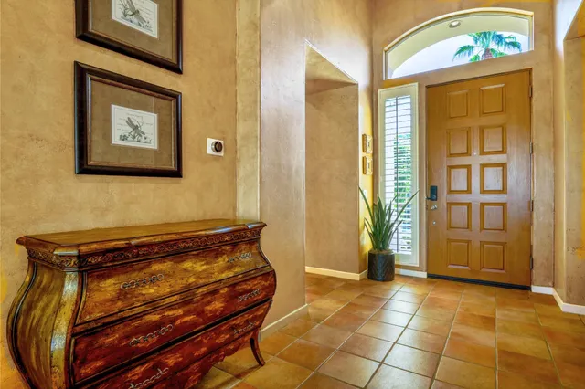 workspace with wooden floor and windows