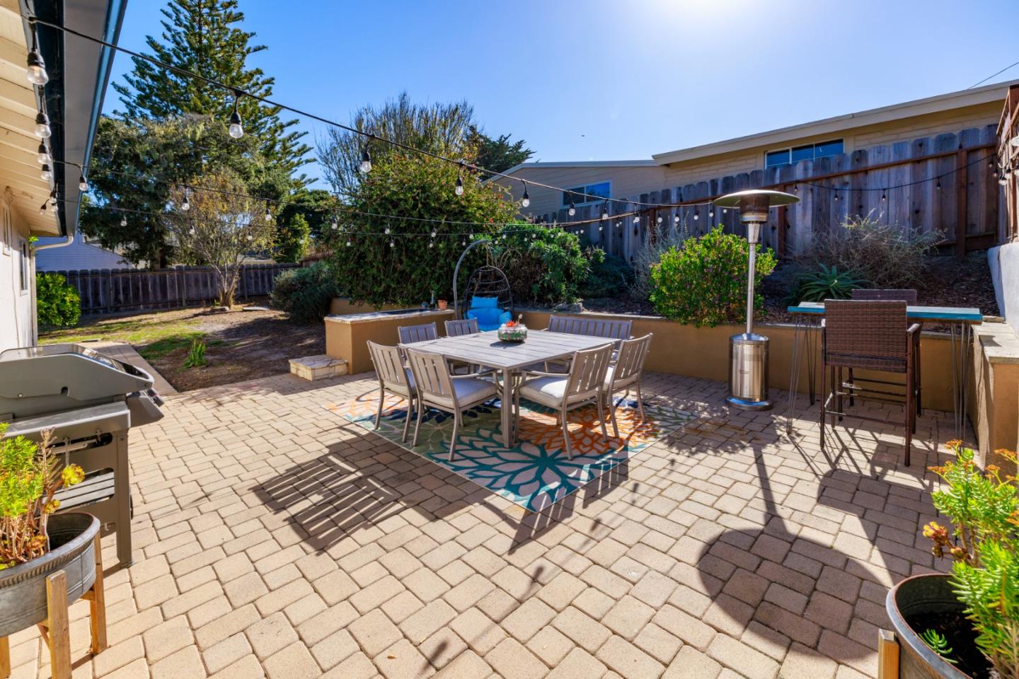 840 Filmore Street Monterey, CA 93940 - Photo 27 of 39 a view of a backyard with sitting area