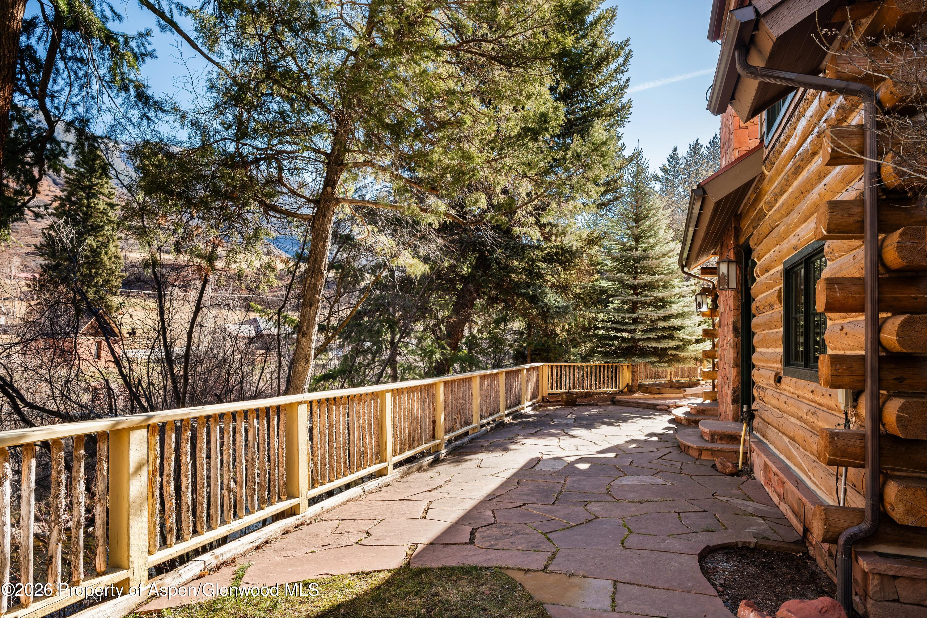 397 Oak Road Basalt, CO 81621 - Photo 29 of 32 a view of balcony with wooden fence