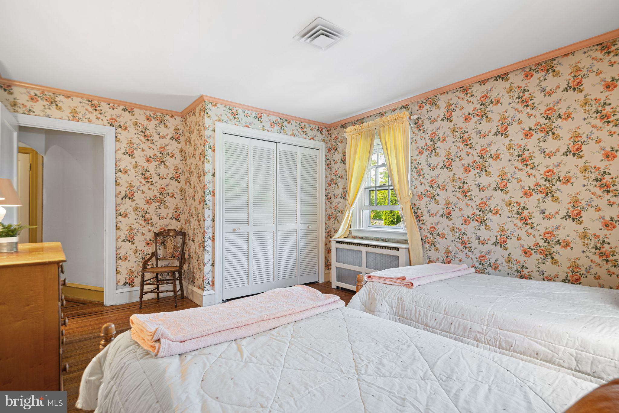 223 Hopkins Road Haddonfield, NJ 08033 - Photo 30 of 51 a bedroom with a bed and a window
