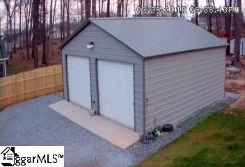 512 East Victor Hill Road Duncan, SC 29334 - Photo 4 of 27 Detached 2 car Garage/Work Shop with Electric