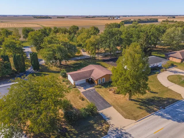 a view of a lake with a mountain