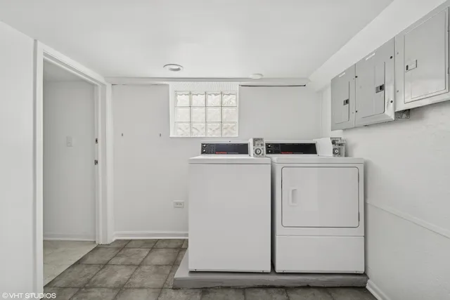 a room with storage and utility