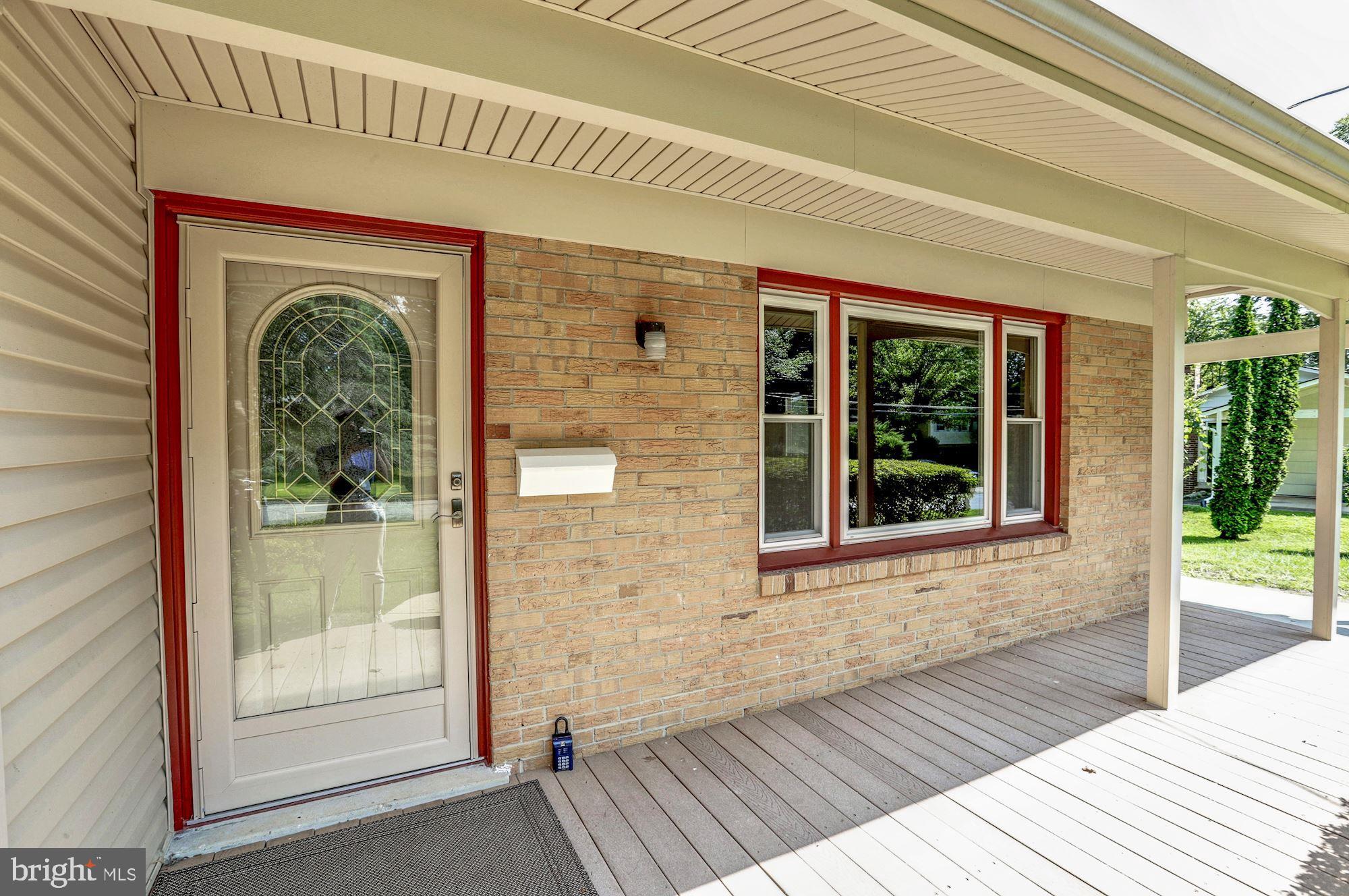 8110 Blairton Road Springfield, VA 22152 - Photo 2 of 23 Front porch w/composite boards