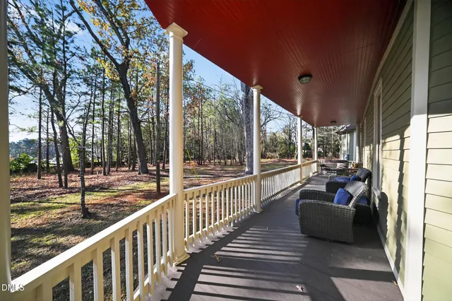 a view of a house with a patio