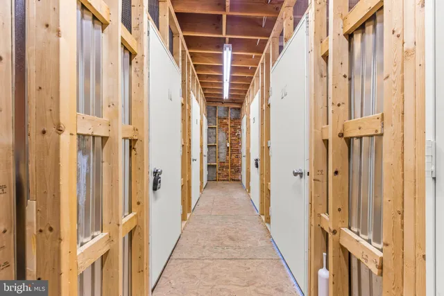 a car parked in front of a building