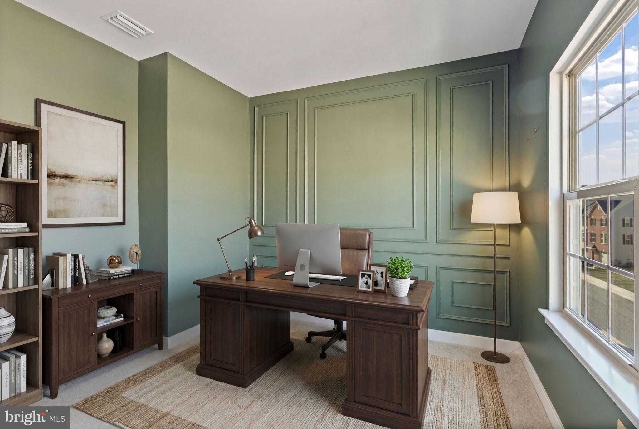 7904 Brandy Station Road Hanover, MD 21076 - Photo 27 of 49 Upstairs Bed 2 *Virtually Staged as an office)