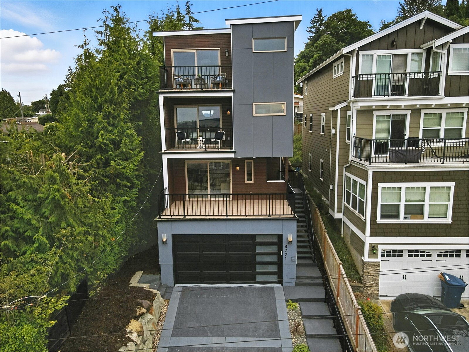 8221 South 121st Street Seattle, WA 98178 - Photo 35 of 37 a front view of a house with balcony