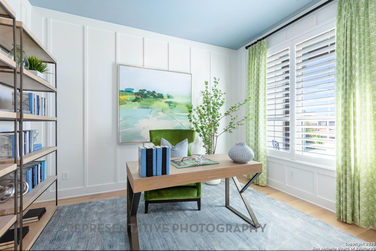 4412 Wendell Way Schertz, TX 78108 - Photo 20 of 28 a work room with furniture and a potted plant