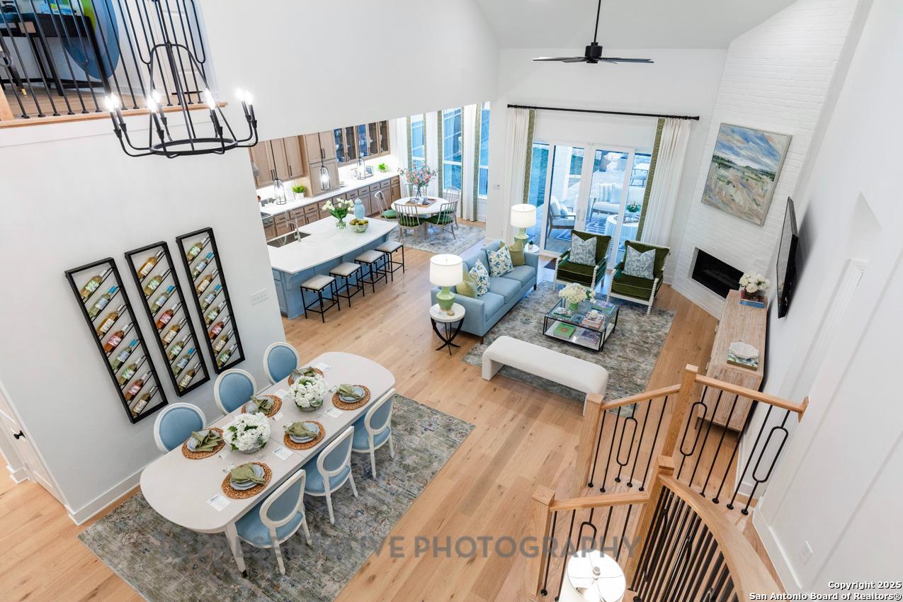 4412 Wendell Way Schertz, TX 78108 - Photo 26 of 28 a living room with furniture and wooden floor