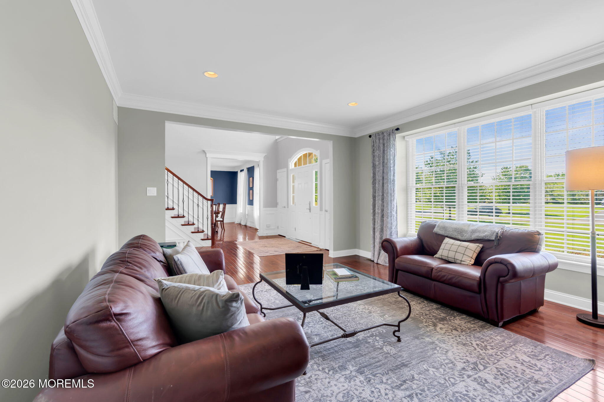 42 Ridgeview Way Allentown, NJ 08501 - Photo 18 of 47 a living room with furniture and a large window