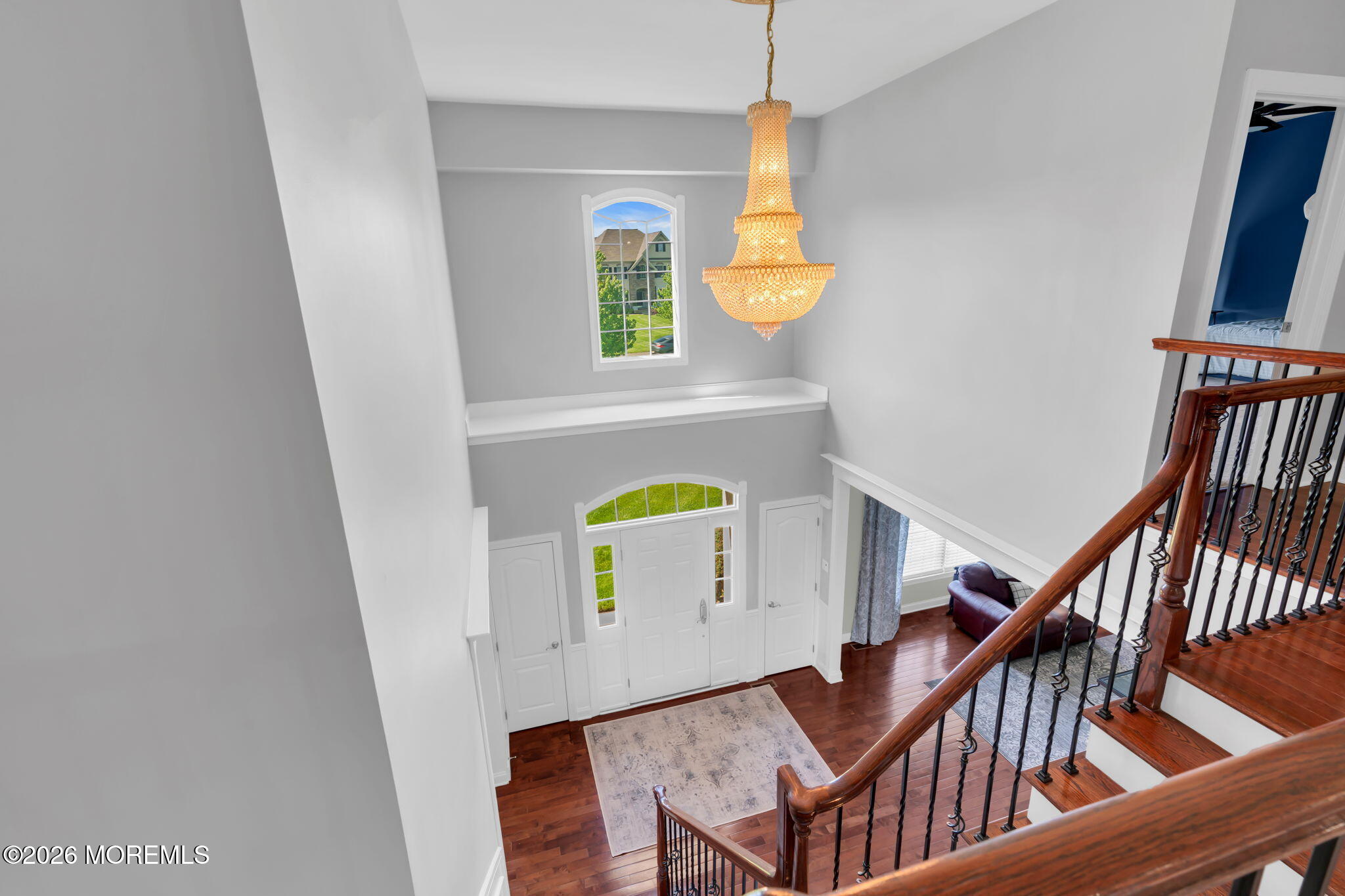 42 Ridgeview Way Allentown, NJ 08501 - Photo 20 of 47 a view of staircase with sitting area