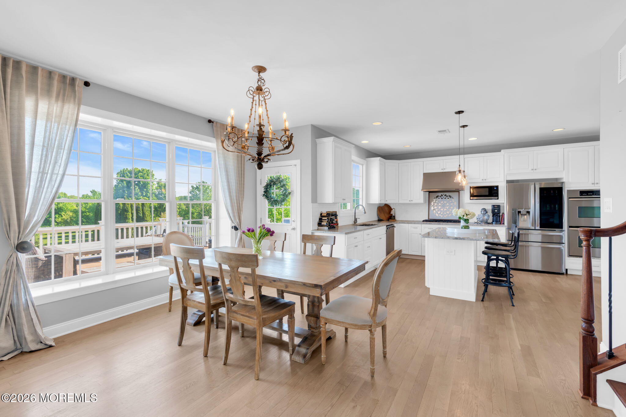 42 Ridgeview Way Allentown, NJ 08501 - Photo 2 of 47 a view of a dining room with furniture window and outside view