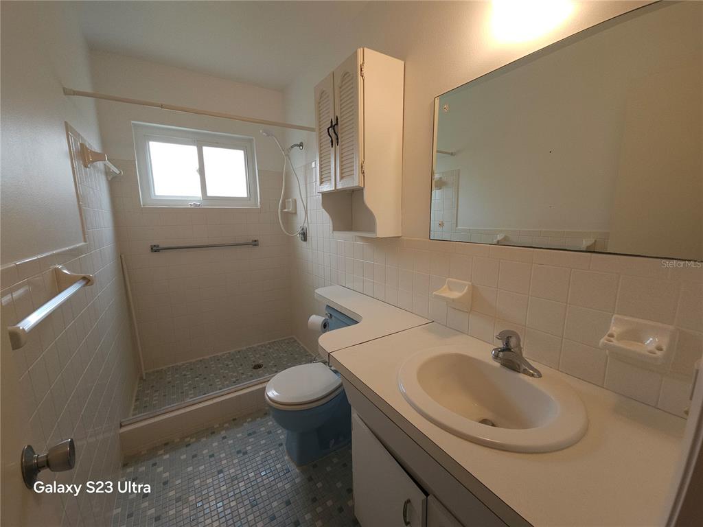 2386 Sumatran Way, Unit 44 Clearwater, FL 33763 - Photo 19 of 25 a bathroom with a sink toilet and shower