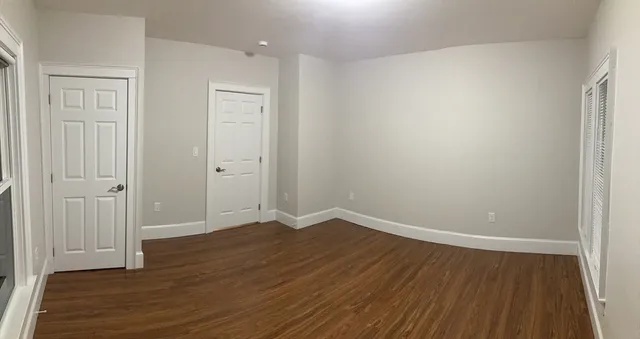 wooden floor in an empty room