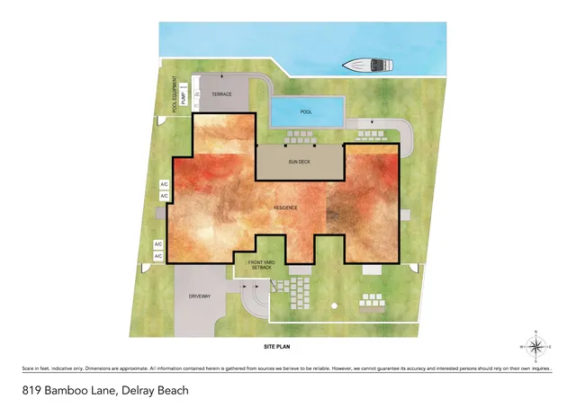 $6,890,000 | 819 Bamboo Lane, Delray Beach, FL 33483