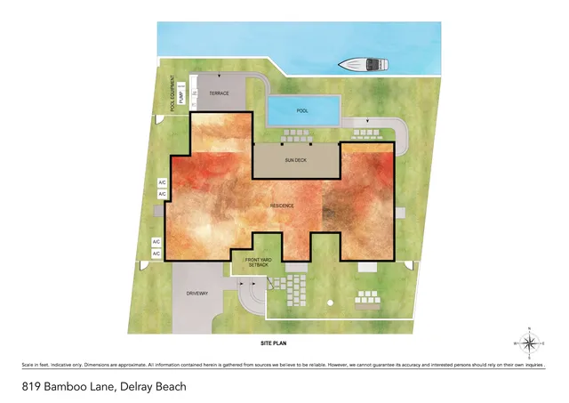 $6,890,000 | 819 Bamboo Lane, Delray Beach, FL 33483