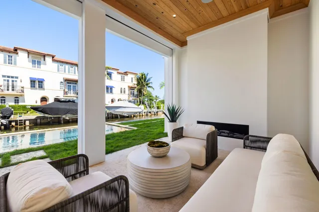 a view of a house with a swimming pool