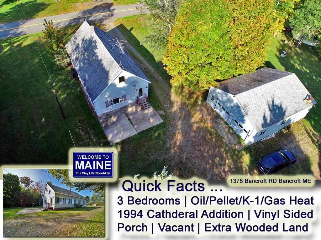 1378 Bancroft Road Wytopitlock, ME 04497 - Photo 1 of 55 1378-bancroft-rd-home-land-