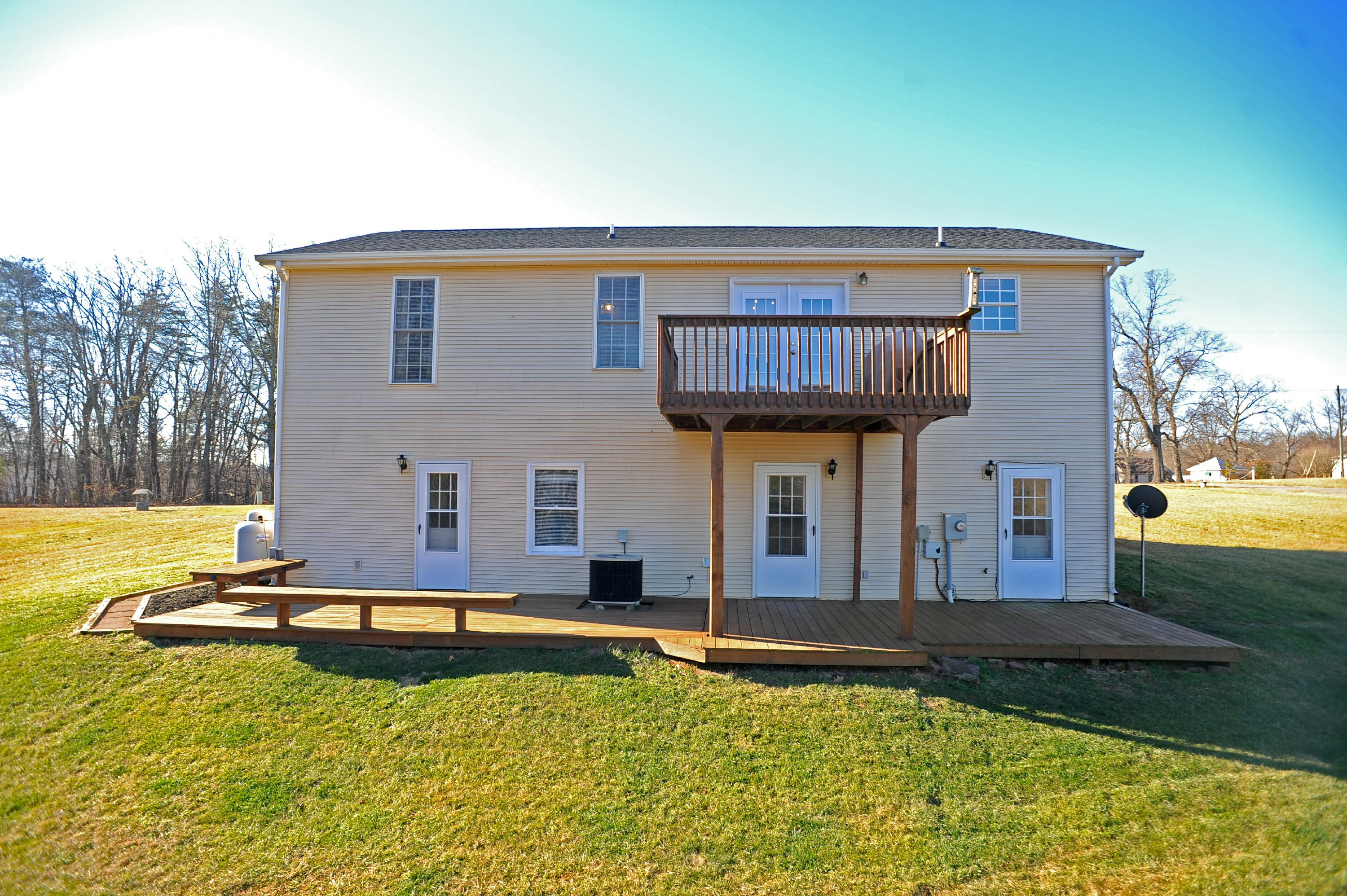 265 Northridge Road Hardy, VA 24101 - Photo 57 of 59 a view of a house with pool and a yard