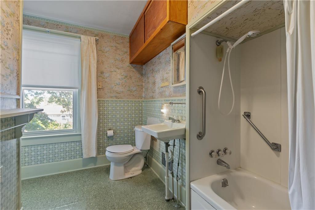 626 Sterner Street Confluence, PA 15424 - Photo 39 of 49 a bathroom with a sink a toilet and shower