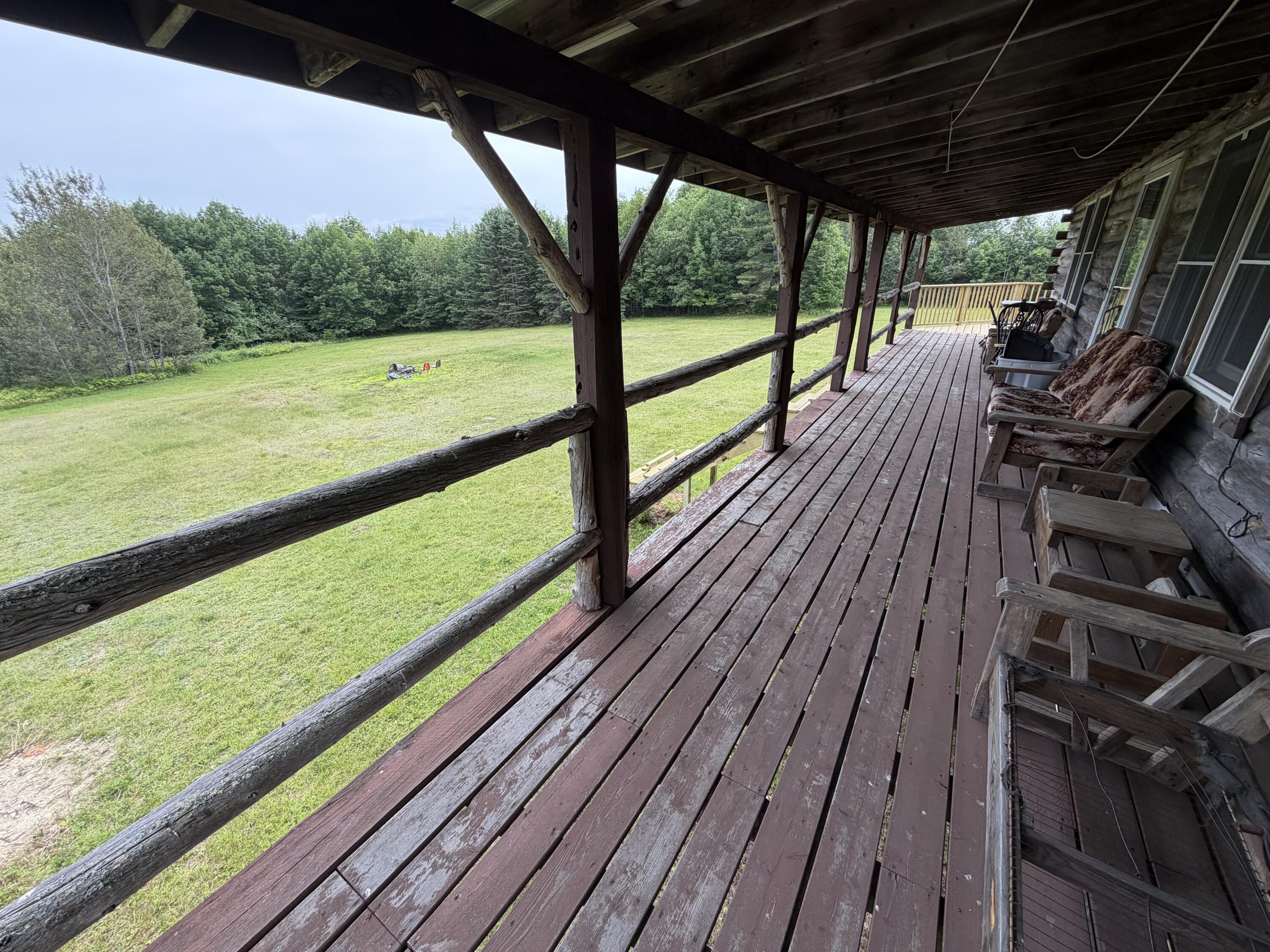 8 Steward Road Monson, ME 04464 - Photo 2 of 22 Back porch