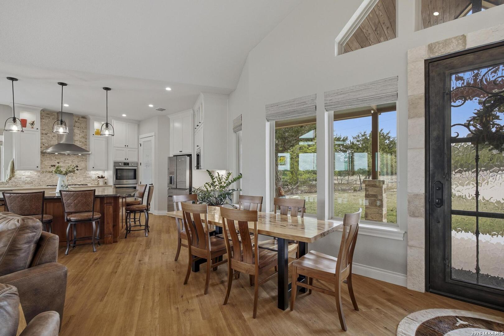 134 Stallion Estates Drive Spring Branch, TX 78070 - Photo 5 of 67 a view of a dining room with furniture window and outside view