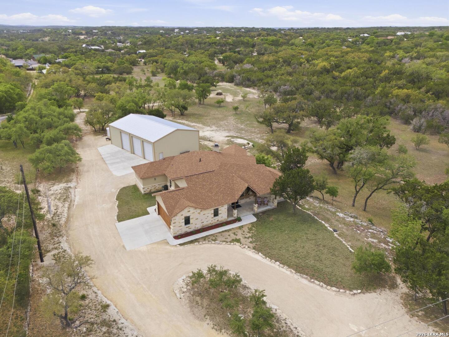 134 Stallion Estates Drive Spring Branch, TX 78070 - Photo 61 of 67 an aerial view of residential houses with outdoor space