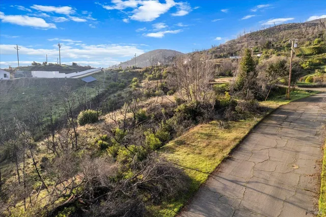 a view of a sky from a city