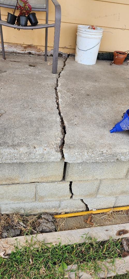 95 Three Springs Loop Long Lane, MO 65590 - Photo 7 of 14 porch crack