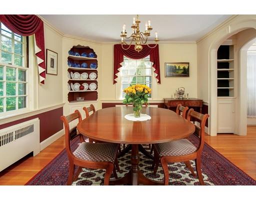 24 Leewood Road Newton, MA 02461 - Photo 4 of 7 a view of a dining room with furniture and wooden floor