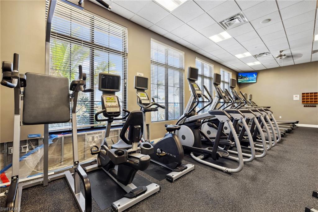 1383 Artesia Drive West, Unit 701 Naples, FL 34113 - Photo 34 of 43 a view of a room with gym equipment