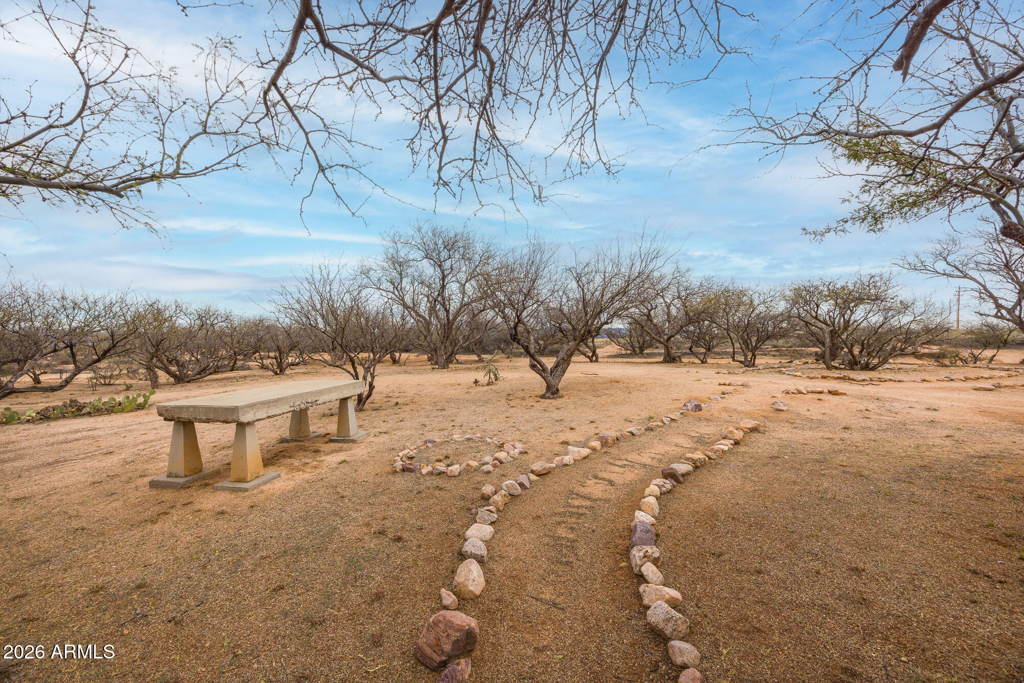 1030 Barrel Cactus Ridge, Unit 39 Benson, AZ 85602 - Photo 20 of 36 a view of a yard with snow on the road
