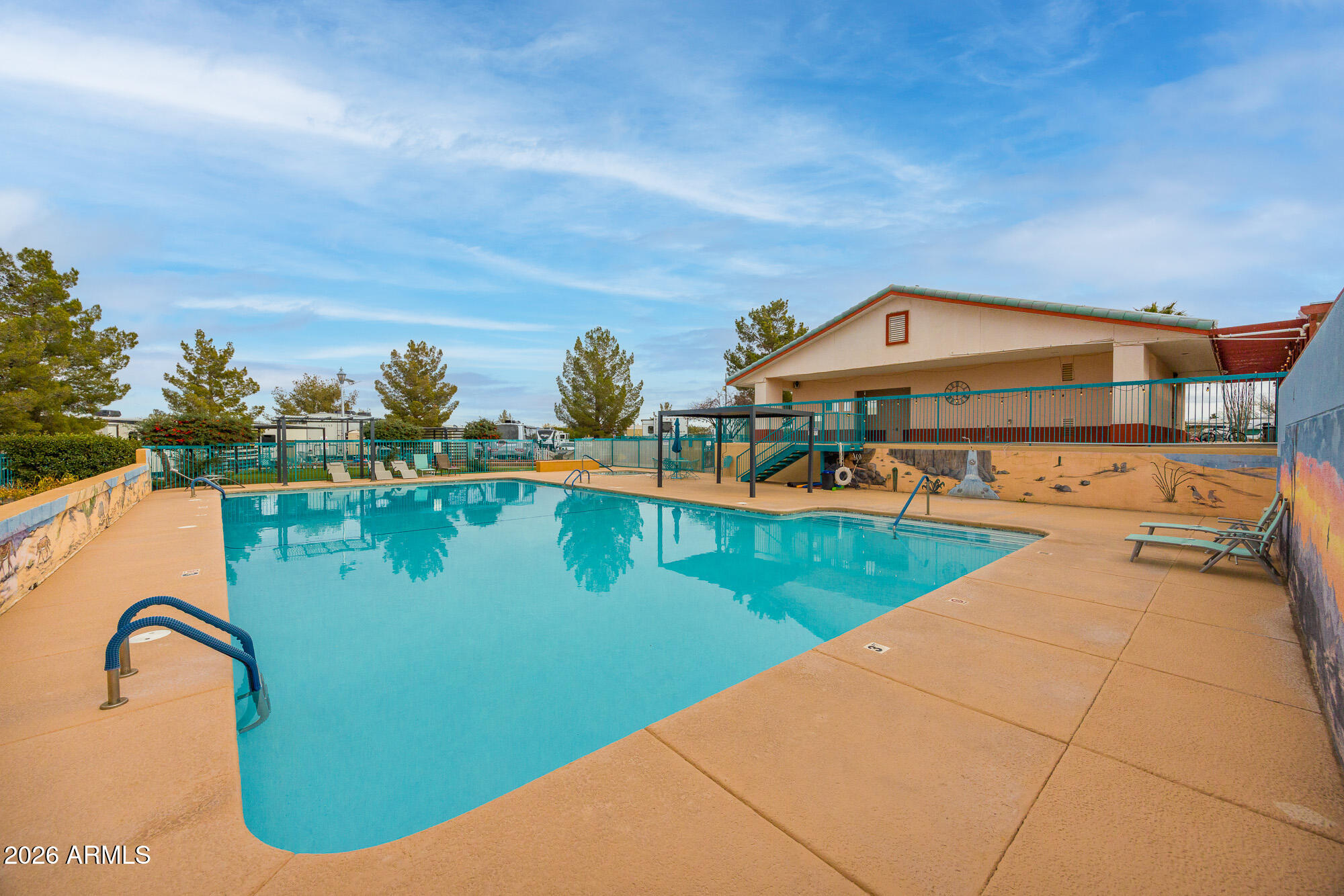 1030 Barrel Cactus Ridge, Unit 39 Benson, AZ 85602 - Photo 34 of 36 a view of swimming pool with a yard