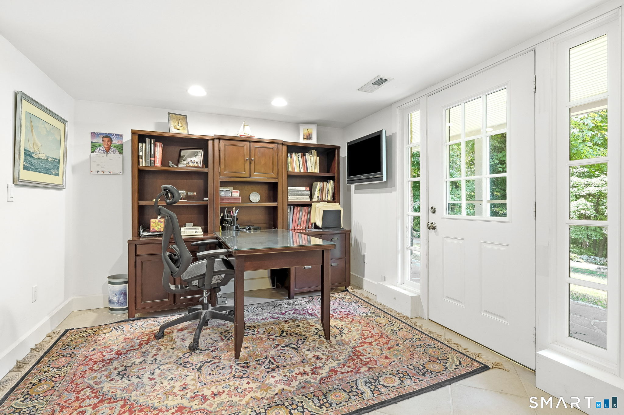 149 Old Redding Road Redding, CT 06896 - Photo 31 of 40 Home office with entrance from front of house.