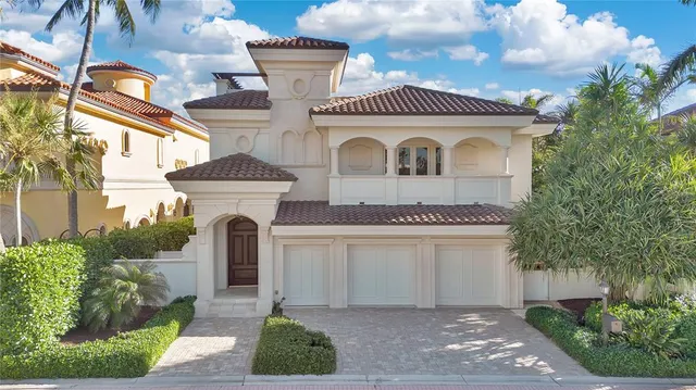 a view of a house with a garden