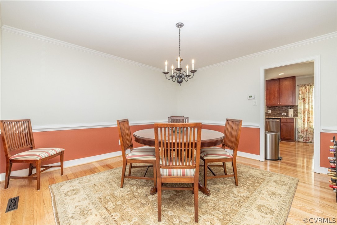 13331 Queensgate Road Midlothian, VA 23114 - Photo 9 of 46 a dining room with furniture and window