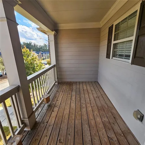 a view of wooden floor