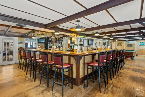 a view of a bar restaurant