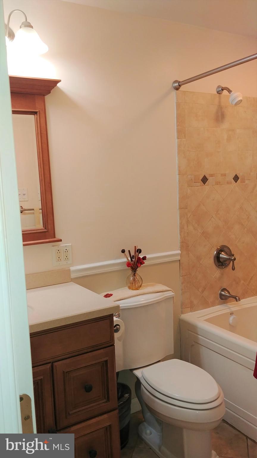 1808 Ridgewick Road Glen Burnie, MD 21061 - Photo 40 of 47 Hall Bath Convenient to Second and Third Bedrooms