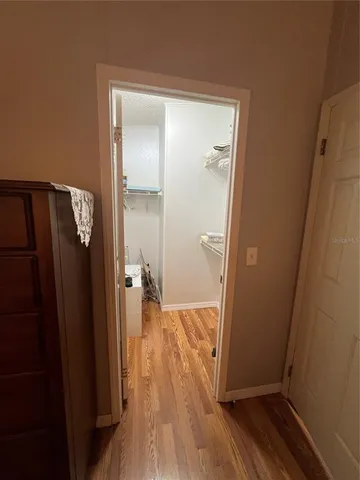 wooden floor in a gallery