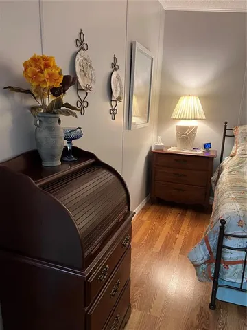 a view of room with a chandelier