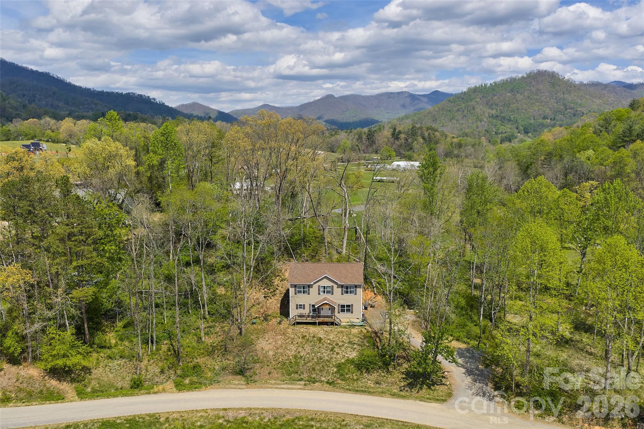 26 Brigman Road Weaverville, NC 28787 - Photo 3 of 27 a view of a city from a yard