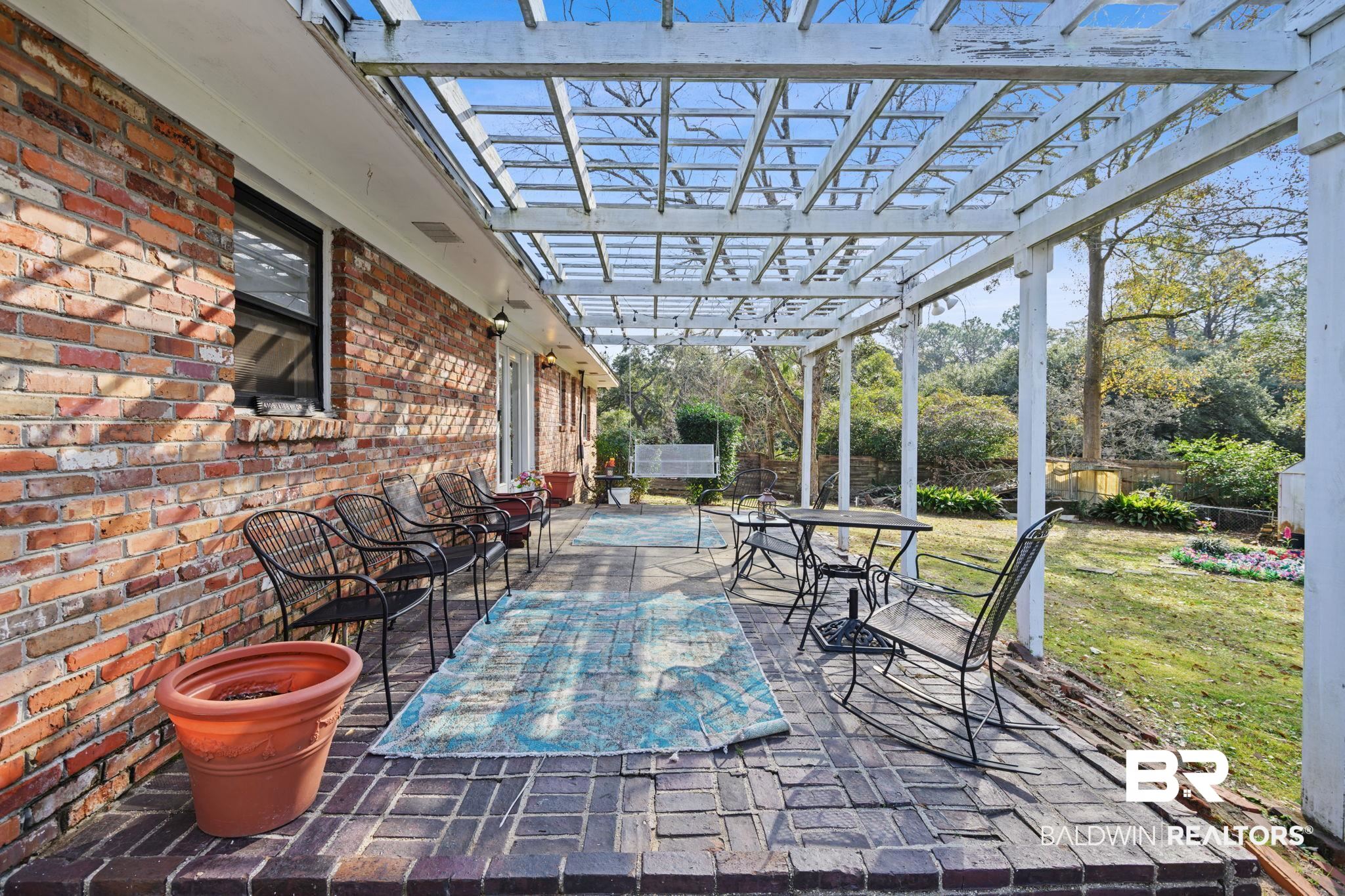 4105 Libby Drive Mobile, AL 36693 - Photo 23 of 26 View of patio / terrace with a pergola